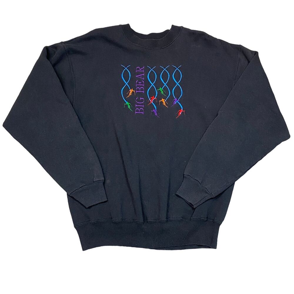 Vintage 90s Big Bear Ski Retro Crew Sweatshirt Men's XL